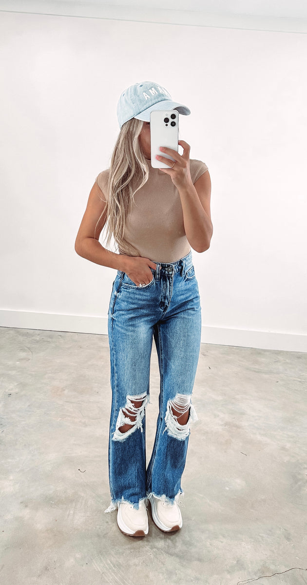 90s Vintage Flare Jeans CK Squared Boutique