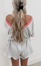 Load image into Gallery viewer, After Practice Ribbed Band Terry Romper