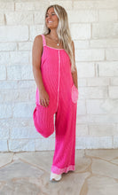 Load image into Gallery viewer, Jordan Thermal Waffle Jumpsuit - fuchsia