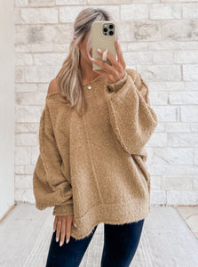 Living On Love Mocha Sweater