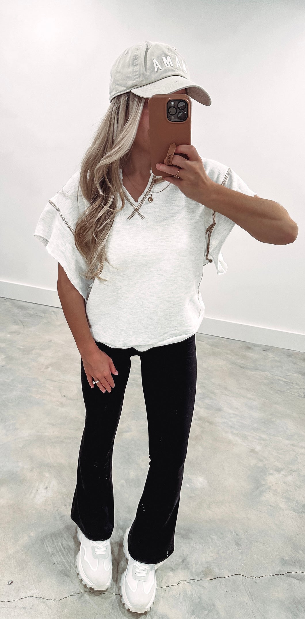 Friday Feeling French Terry Stitch Top