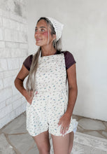 Load image into Gallery viewer, Like We Used To Floral Printed Overall Romper - Taupe