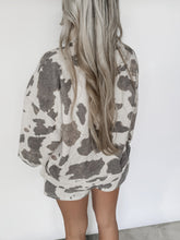 Load image into Gallery viewer, Go With The Grain Animal Print Short Set