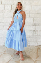 Load image into Gallery viewer, Living A Dream Blue Maxi (FINAL SALE)