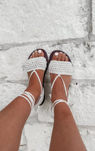 Load image into Gallery viewer, Harbor Light Crochet Flat Sandals