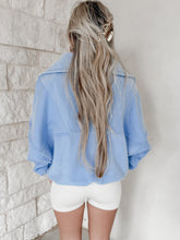 Load image into Gallery viewer, Carter Sky Blue Half Zip Pullover