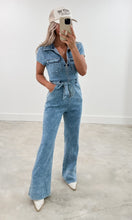 Load image into Gallery viewer, Rodeo Time Denim Jumpsuit