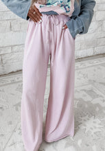 Load image into Gallery viewer, Showing Out Pink Wide Leg Sweatpants
