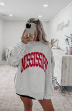 Load image into Gallery viewer, Mississippi/MS Reversible Mockneck Sweatshirt