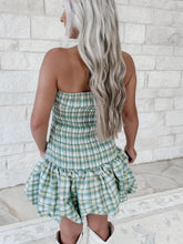 Load image into Gallery viewer, Just My Luck Smocked Tube Bubble Mini Dress