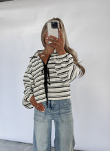 Load image into Gallery viewer, Lindsey Striped Tie Front Top (FINAL SALE)