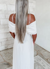 Load image into Gallery viewer, Within Myself Off the Shoulder Bow Maxi Dress - Cream