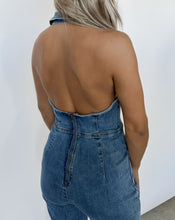 Load image into Gallery viewer, True Happiness Denim Jumpsuit