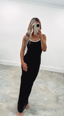 Elle Black Casual Maxi