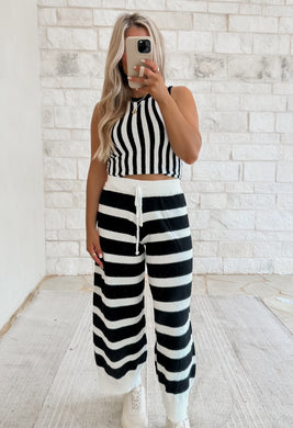 Comfy Girl Striped Knit Set