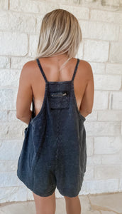 Baylee Black Casual Romper (FINAL SALE)