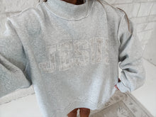Load image into Gallery viewer, Jesus Camo Embroidered Mockneck Sweatshirt
