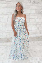 Load image into Gallery viewer, Just Let It Happen Multi Color Eyelet Maxi Dress