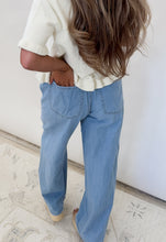 Load image into Gallery viewer, Georgia Relaxed Denim Drawstring Pants