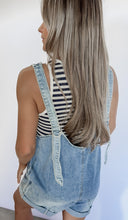 Load image into Gallery viewer, Headed To The Market V Neck Denim Overalls
