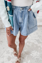 Load image into Gallery viewer, Under The Tide Wide Leg Denim Shorts