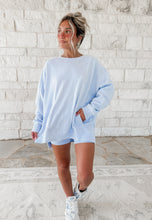 Load image into Gallery viewer, Cloud Nine Sweatshirt/ Biker Short Set