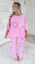 Load image into Gallery viewer, “LOVE” Mineral Washed Patched Top