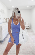 Load image into Gallery viewer, Best By Par Racerback Skort Set - Periwinkle