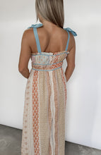 Load image into Gallery viewer, Just Day Dreaming Denim Contrast Ruffle Trim Midi Dress