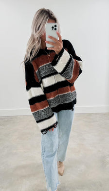 Moving Forward Striped Sweater (FINAL SALE)