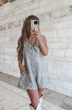 Load image into Gallery viewer, Bring It Back Oversized Collared Leopard Romper