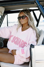 Load image into Gallery viewer, Madi May x Ck Squared V Neck &amp; boxing Short Sweat Set - Light Pink
