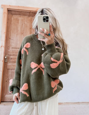 Bow Ribbon Sweater