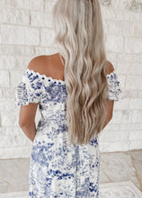 Load image into Gallery viewer, My Wish Ribbon Trim Maxi Dress - Blue