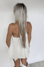 Load image into Gallery viewer, Lost Your Chance Halter Babydoll Romper w/ Biker Shorts