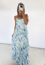 Load image into Gallery viewer, Across The Boardwalk Ruffle Tiered Maxi - Blue