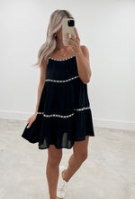Load image into Gallery viewer, Girly Vibe Black Romper