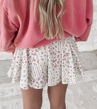 Load image into Gallery viewer, Just A Girl Ditsy Floral Printed Flare Mini Skirt - Pink