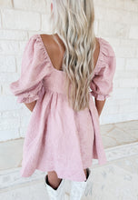 Load image into Gallery viewer, Loving This Part Babydoll Mini Dress - Pink Rose