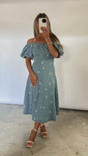 Load image into Gallery viewer, High Standards Embroidered Denim Dress