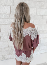 Load image into Gallery viewer, Time Well Spent Off Shoulder Lace Trim Dress