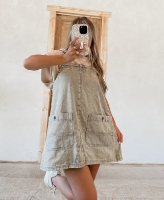 Ellie Mini Overall Dress