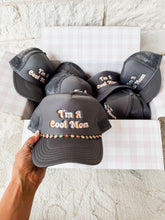 Load image into Gallery viewer, I’m A Cool Mom Trucker Hat (chain not included)