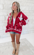 Load image into Gallery viewer, Desert Bird Knit Zip Cardigan