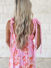 Load image into Gallery viewer, Sunset In Paradise Floral Maxi - Blush/Red
