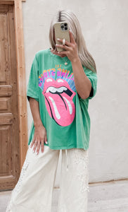 Rolling Stones Oversized Graphic Tee