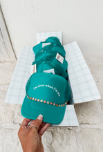 Load image into Gallery viewer, Nicer When I’m Tan Trucker Hat (flower chain not included)