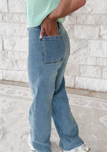 Load image into Gallery viewer, I’ll Be Straightforward Straight Wide Leg Denim Pants