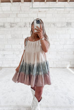 Load image into Gallery viewer, Catching Dreams Star Print &amp; Dark Neutral Tie-Dye Mini