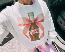 Load image into Gallery viewer, Diet Coke Bow Bottle Sweatshirt *officially licensed*
